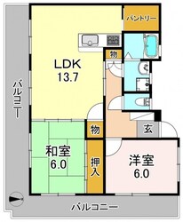 福井マンションの物件間取画像